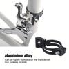Aluminum Alloy Bike Front Derailleur Clamp Adjustable Cycling Accessory Clip Braze on Front Derailleur Adapter Cycling Accessory