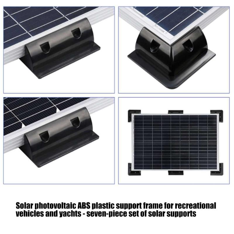 Solar Panel Bracket Set None Drilling Angle Installation Bracket Solar Installation Accessories for Roof Boats Yacht