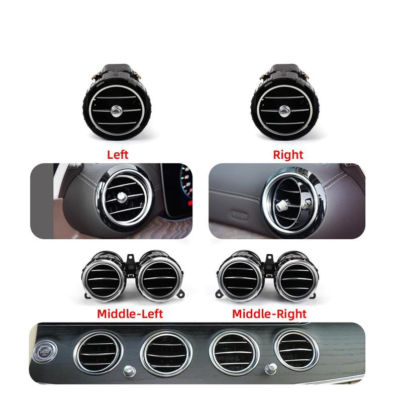 Car Front Dashboard Air Conditioner AC Vent Grille Complete Assembly For Mercedes Benz E Class W213 E200 E260 E300 2015-