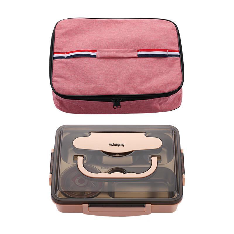 Four-Compartment 304 Stainless Steel Insulated Lunchbox