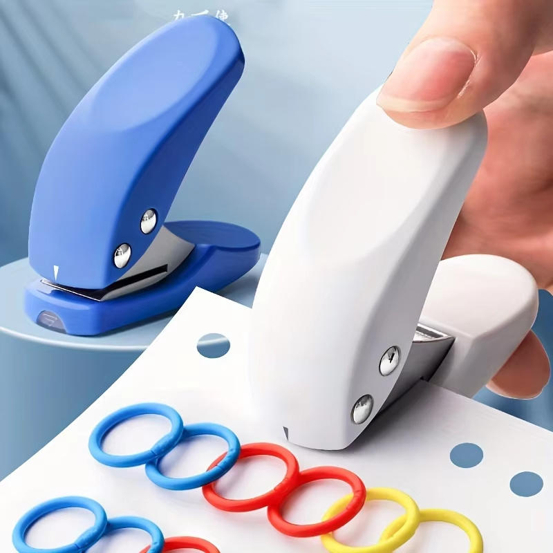 Single Hole Punch for School & Office Mini Manual Hole Puncher for Paper Tickets and Crafting