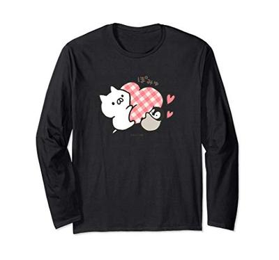 Nekopen Wetter Herz Langarm-T-Shirt