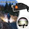 Luz LED para Bicicleta 1800 mAh Lanterna Dianteira de Bicicleta Recarregável por USB Farol para MTB Impermeável Lanterna de Aviso Noturno Acessórios para Bicicleta