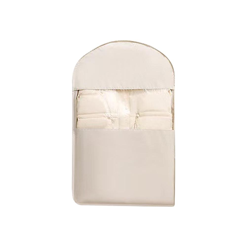 Space Saving Hanging Garment Bag With Self Compression Closet Zipper,Space Saver Organizers F0I1
