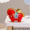 Good Luck Resin Horse Statue Rotatable Desktop Ornament Creative Zodiac Horse Ornaments  Home