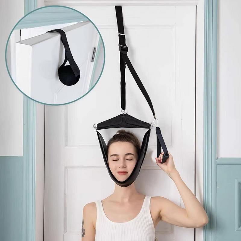 Neck Stretcher Cervical Traction Neck Stretcher Hammock Over Door For Neck Aches Relief Portable Neck Sling For Spine Relaxation