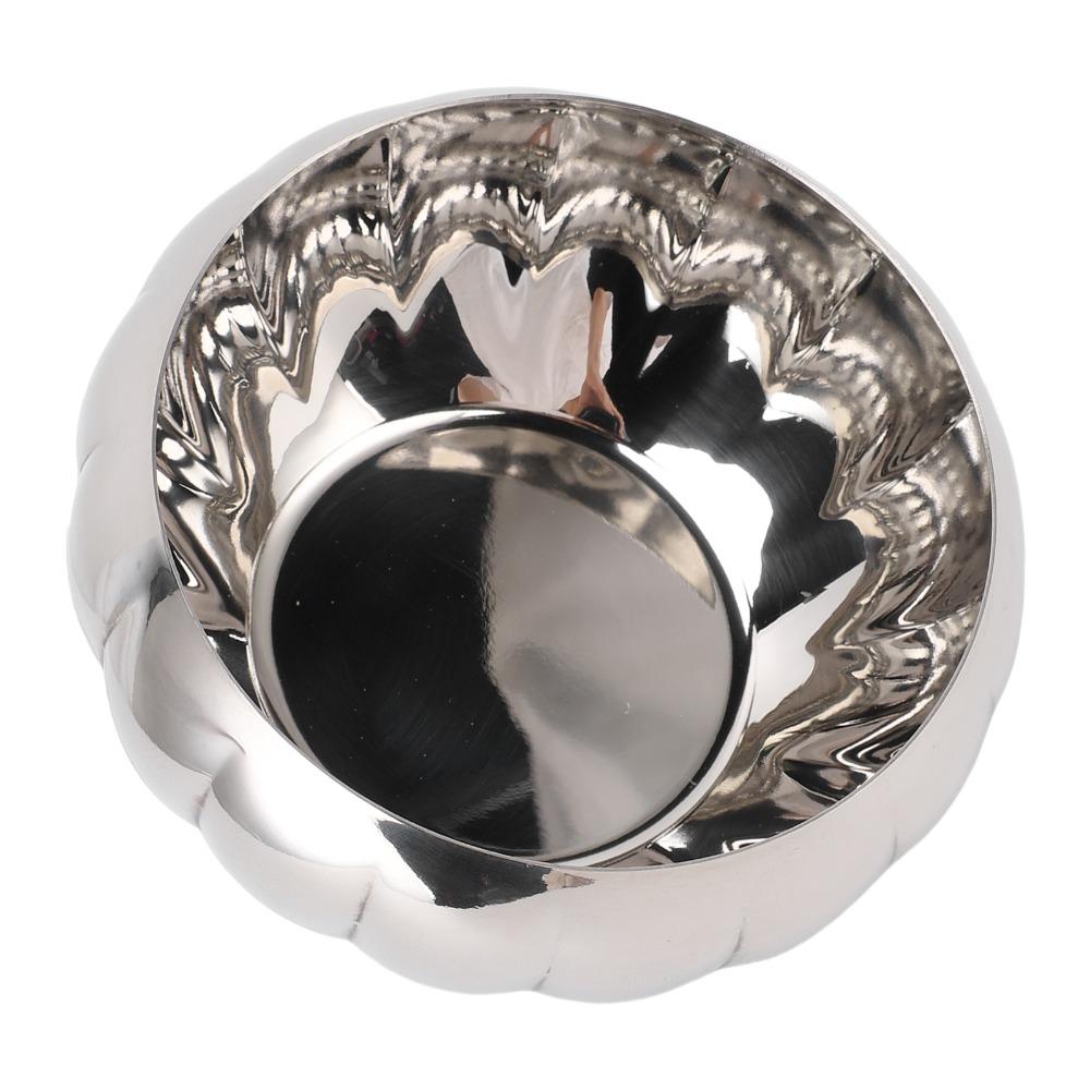 Rustless Steel Food Serving Bowl Polished Surface Salad Bowl Decorative Bowl Dining Table