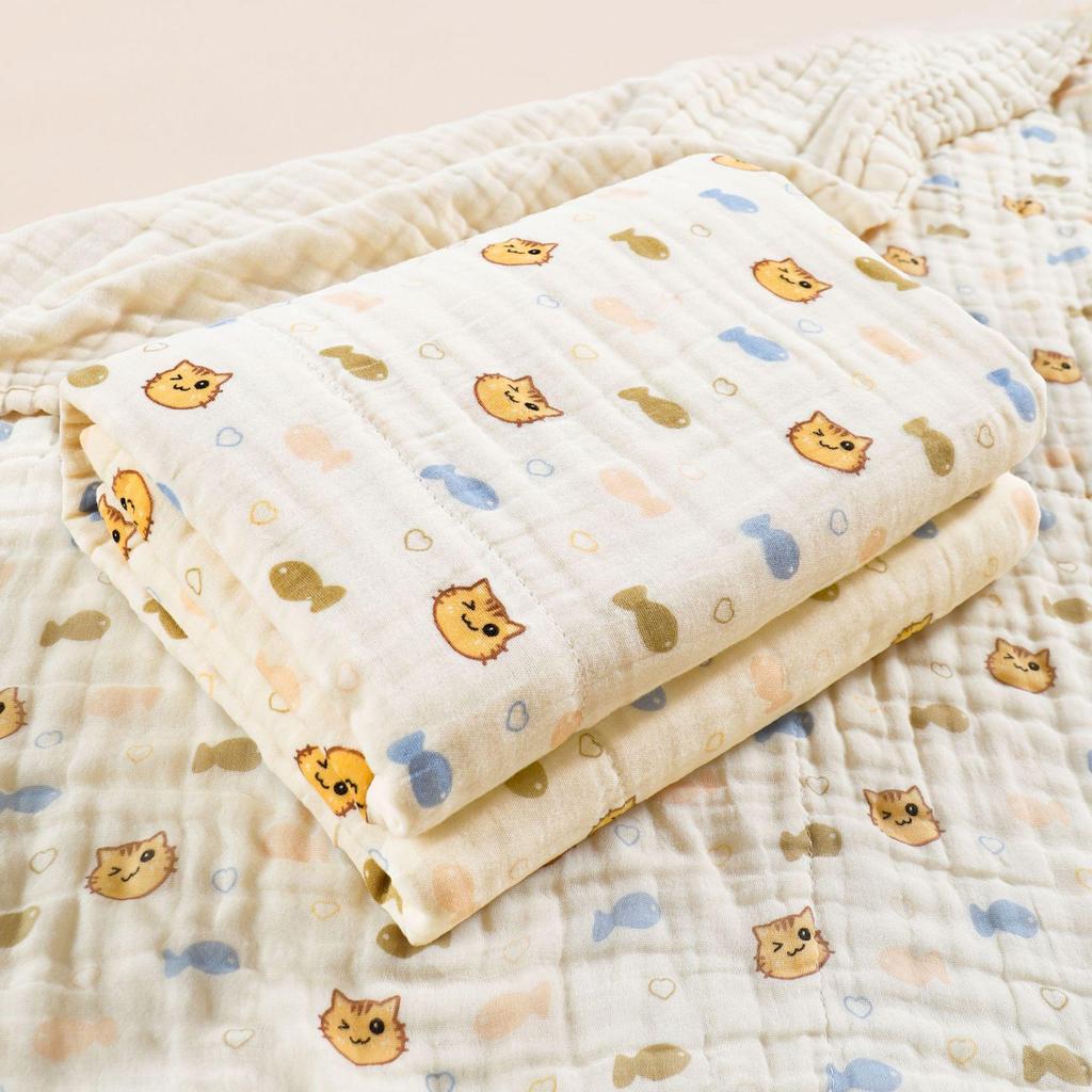 Newborn Baby Six-Layer Pure Cotton Gauze Towel and Blanket