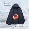 Shanshan Herren 3-in-1 Winterjacke mit Futter und abnehmbarer Kapuze