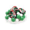 6/32PCS Multi-Size Christmas-Themed Silicone Beads Set, Perfect for DIY Crafting Keychains, Necklaces, Bracelets & More