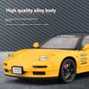 1/22 Honda Cool NA1 Alloy Model, Cool Sound and Light, Exquisite Desktop Ornaments, The Best Collection for Car Model Enthusiasts