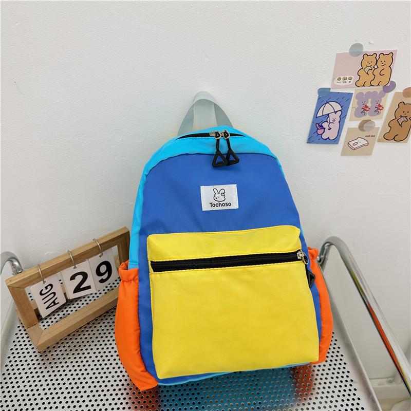 Stylish And Colorful Kindergarten Backpack Lightweight Cute Canvas School Bag For Kids
