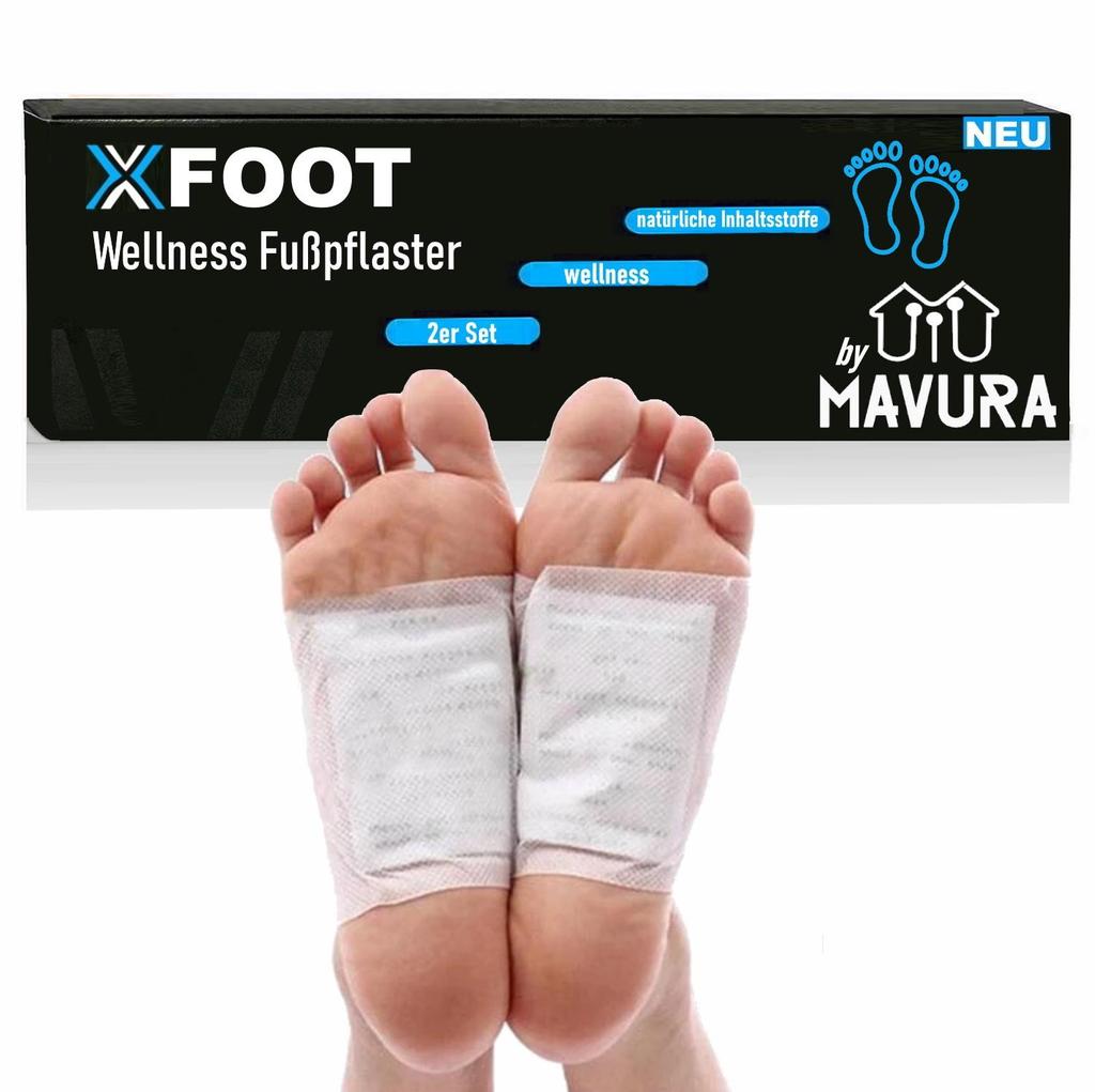 XFOOT Foot Plasters Foot Plasters Wellness Foot Care Bamboo Plasters [20 Pcs]