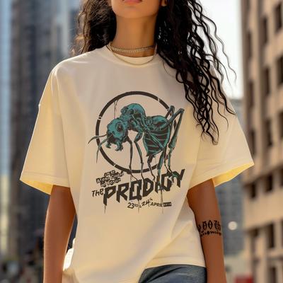 Maglietta The Prodigy | Maglietta Concerto Vintage | Musica Elettronica Punk | Messico