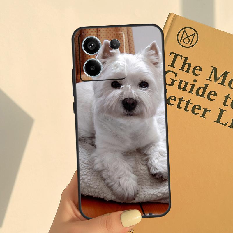 Westie Dog Cover For Xiaomi Redmi Note 14 13 10 11 12 Pro 11S 12S Case For Redmi 15 13C 12C 10C 14C 15C