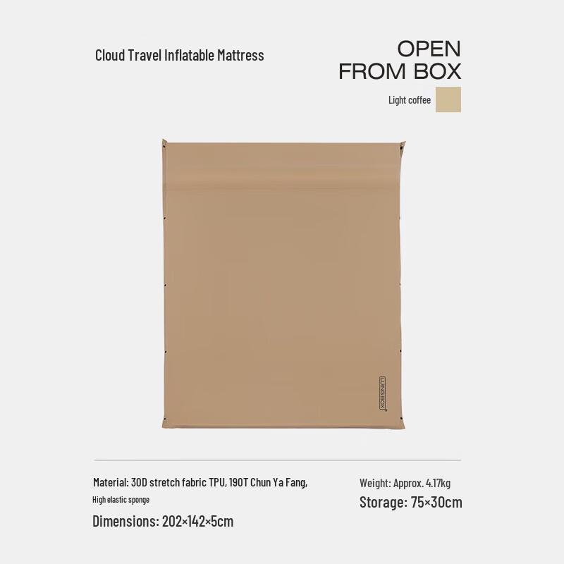 LUING BOX Molnresor Dubbel Självuppblåsbar Campingmatta