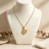 Trendy Modern Minimalist 26-Letter Cute Design Necklace