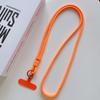 Personalize Trend Solid Color Mobile Phone Lanyard Diagonal Span Crossbody Long Rope Shoulder Strap Rope Necklace 