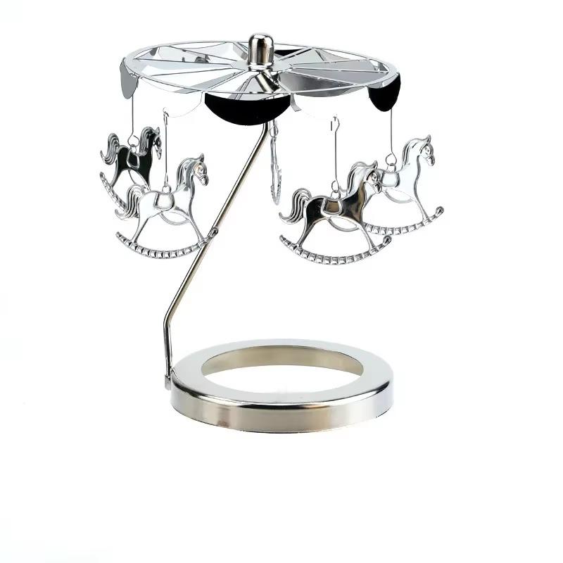 Svícen 1KS Kolotoč Romantický Holčičí Srdce Kůň Lampa Nádoba na Vonnou Svíčku Krev Domácí Dekorace