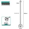 Extra Long Thick Stainless Steel Ceiling-Mounted Clothes Drying Rod Flange Bracket