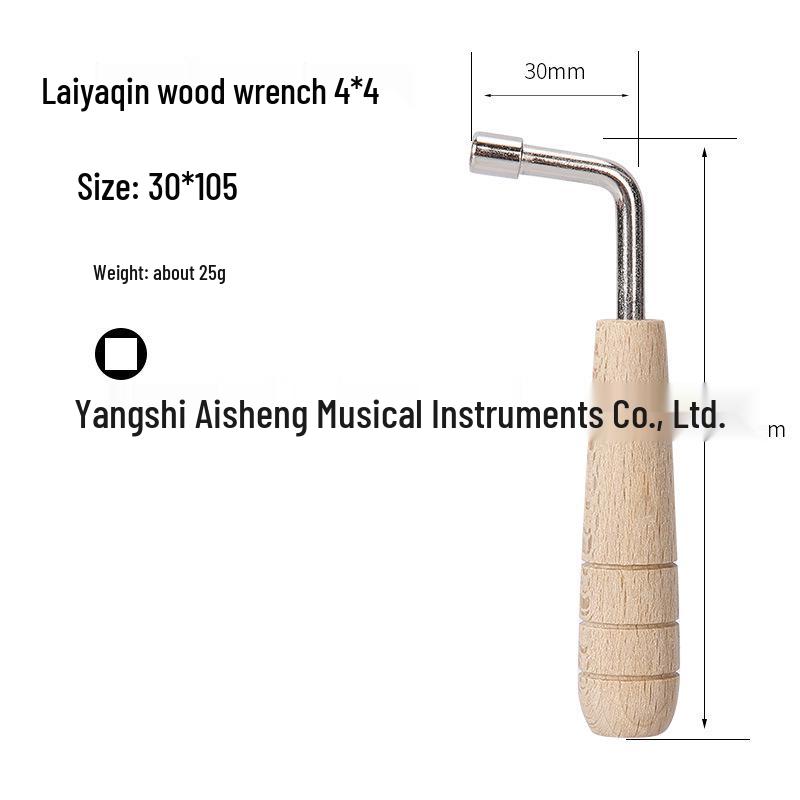 Universal Guzheng & Guitar Tuner Wrench, Four-Corner/Eight-Corner String Tuning Tool