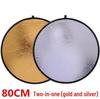 Round Foldable Portable Outdoor Photography Lighting Reflector for Beauty and Portrait Fill Light.