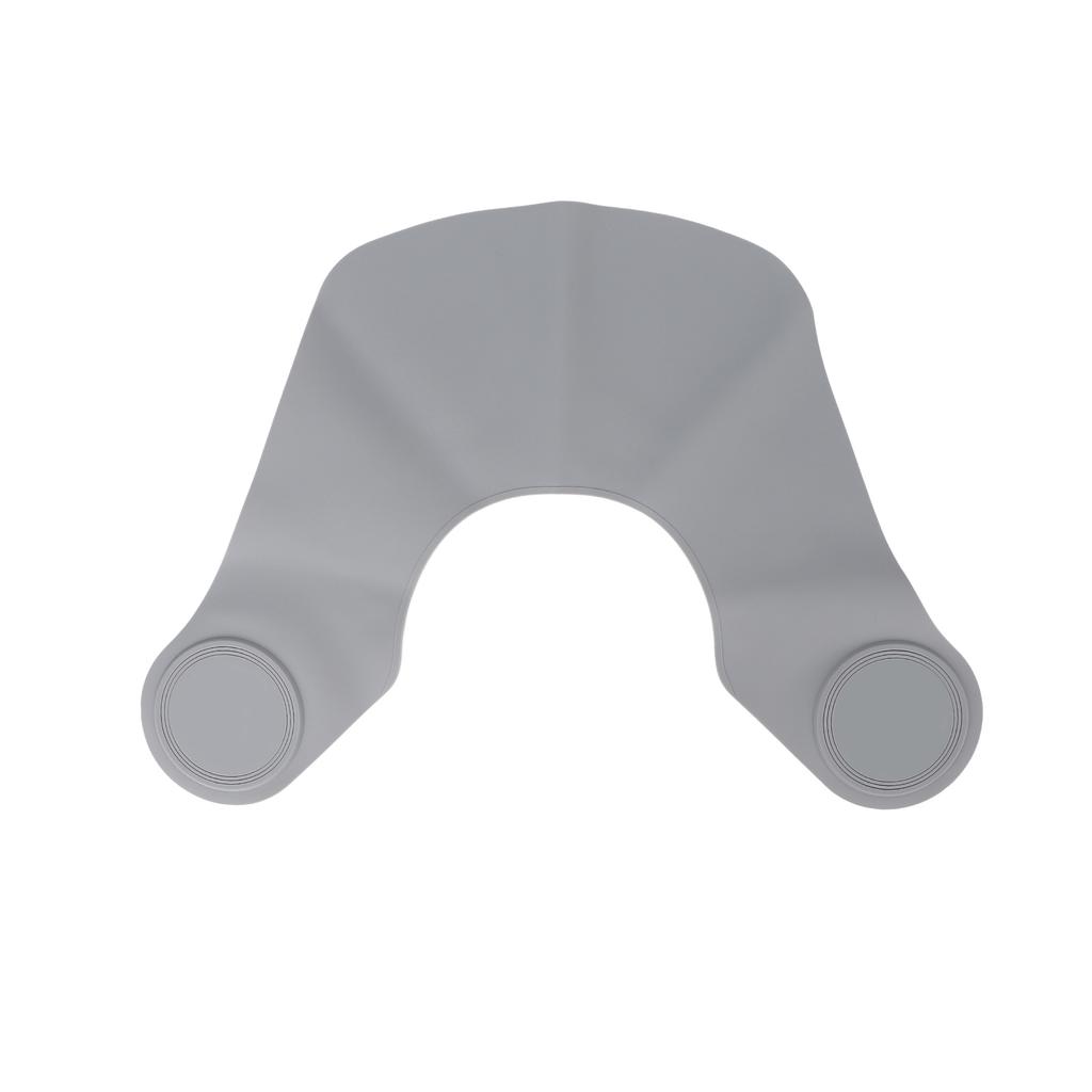 Haircut Neck Collar Soft Silicone Waterproof Hair Coloring Dyeing Neck Shawl Wrap for Barber