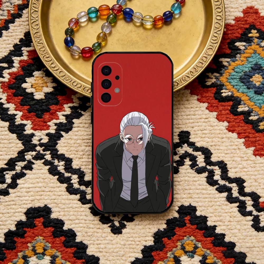 Sakamoto Anime DAY Phone Case For Samsung S25,S24,S23,S22,S21,S20,Plus,Fe,Lite,Others Black Cover