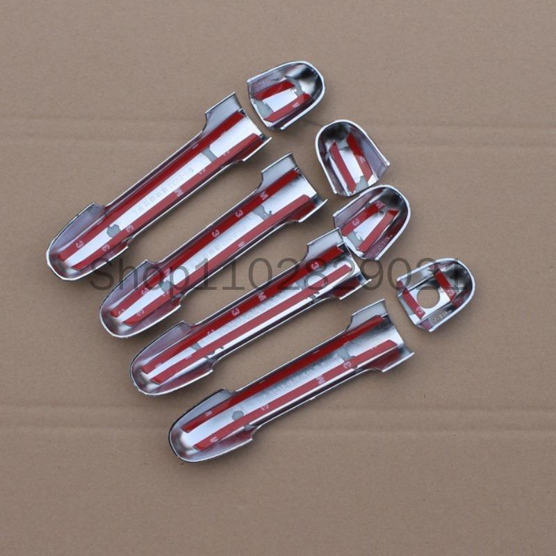 Chrome Car Side Door Handle Cover Trim Auto Exterior Accessories Stickers Styling For Hyundai i20 2008-2013 2012 2011 2010 2009
