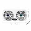 USB Powered Car Exhaust Fan 3 Levels Adjustable Car Window Fan USB Car Cooling Fan  Auto Air Vent