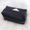 Faux Leather Tissue Box Holder Easy Maintenance Rattan Stain-resistant Tissue Case Bathroom Accessory