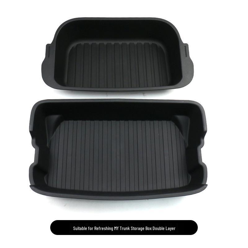 Waterproof Double-Layer Trunk Organizer for Tesla Model Y