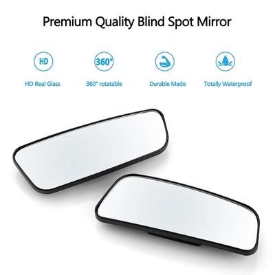 NEW 2PCS Car Side Mirrors Blind Zone Mirrors 60 Degree Wide Angle Additional Spherical Dead Zone Mirrors On Regular