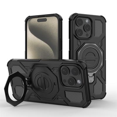 Pro pouzdro iPhone 15 Pro Max Kryt iPhone 15 Pro Max Držák Magnetické Bezdrátové Nabíjení Ochranná Pouzdra na Telefon Pro iPhone 15 Funda