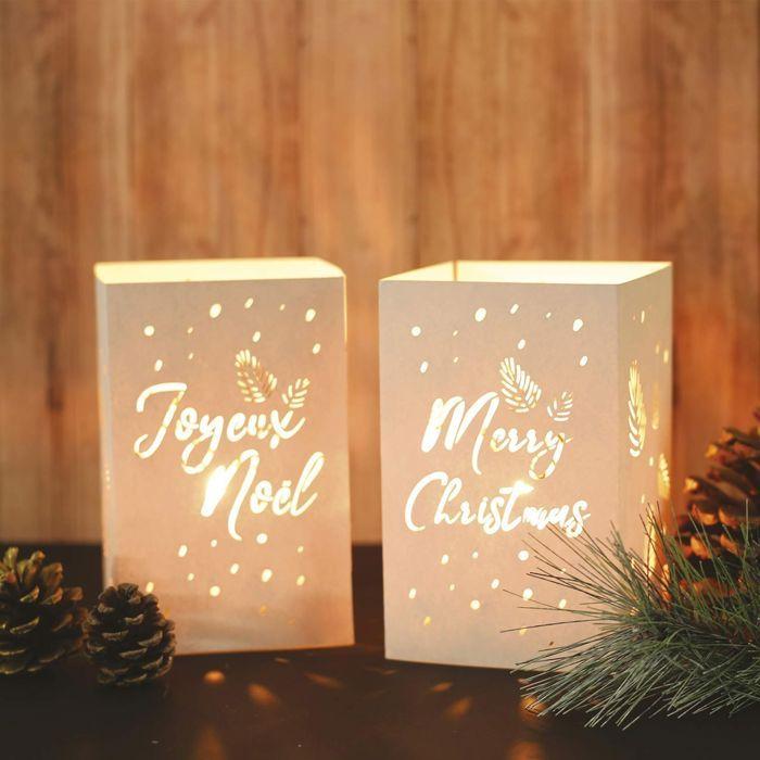 Photophore en papier - GRAINE CREATIVE ON A TOUS DU TALENT - Gris - Mixte - Adulte - Élégance - Chic