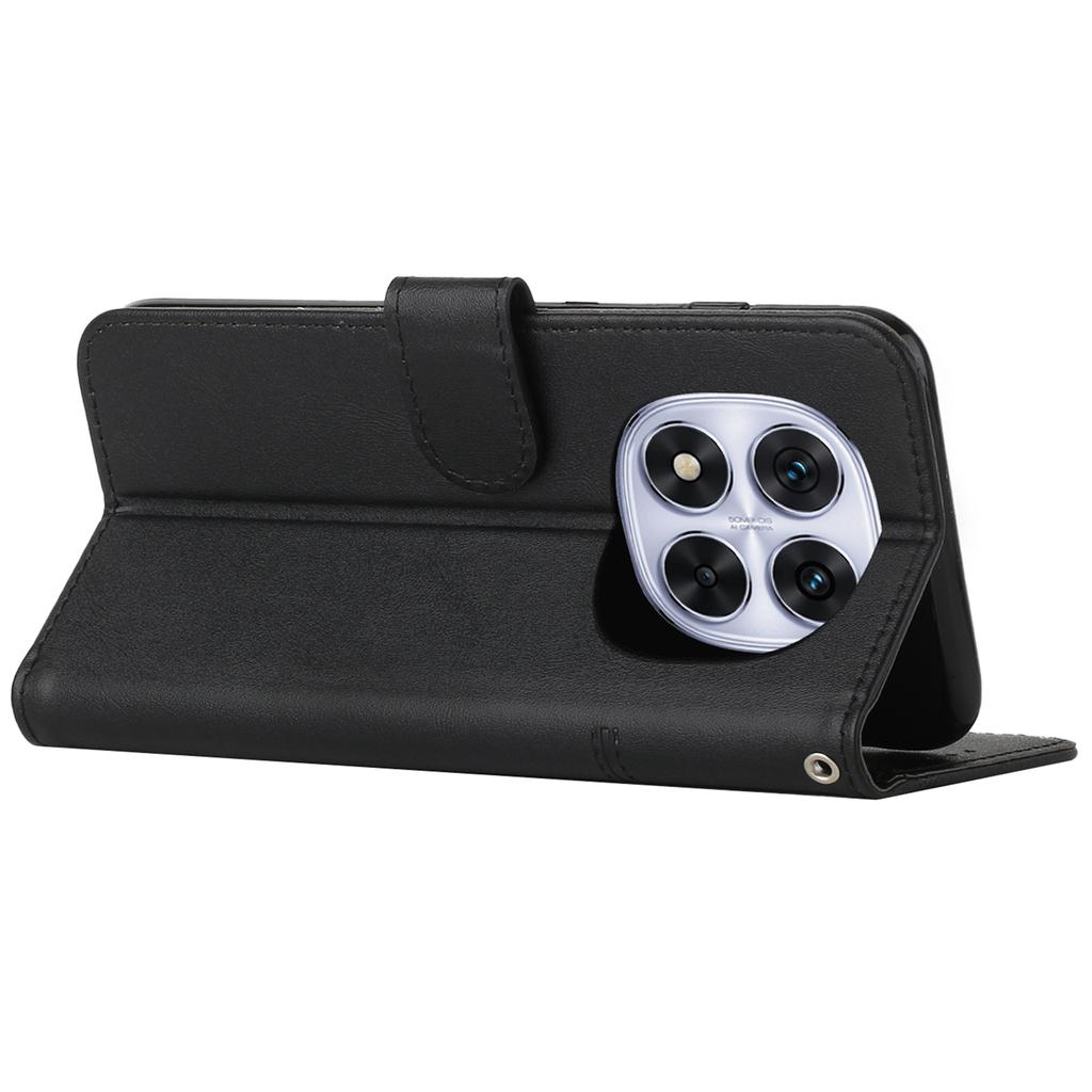 Dla Xiaomi Redmi Note 14 Pro+ 5G/Note 14 Pro 5G/Poco X7 5G Etui Stojak Klapka Ochronne Skórzane Pokrowiec na Telefon