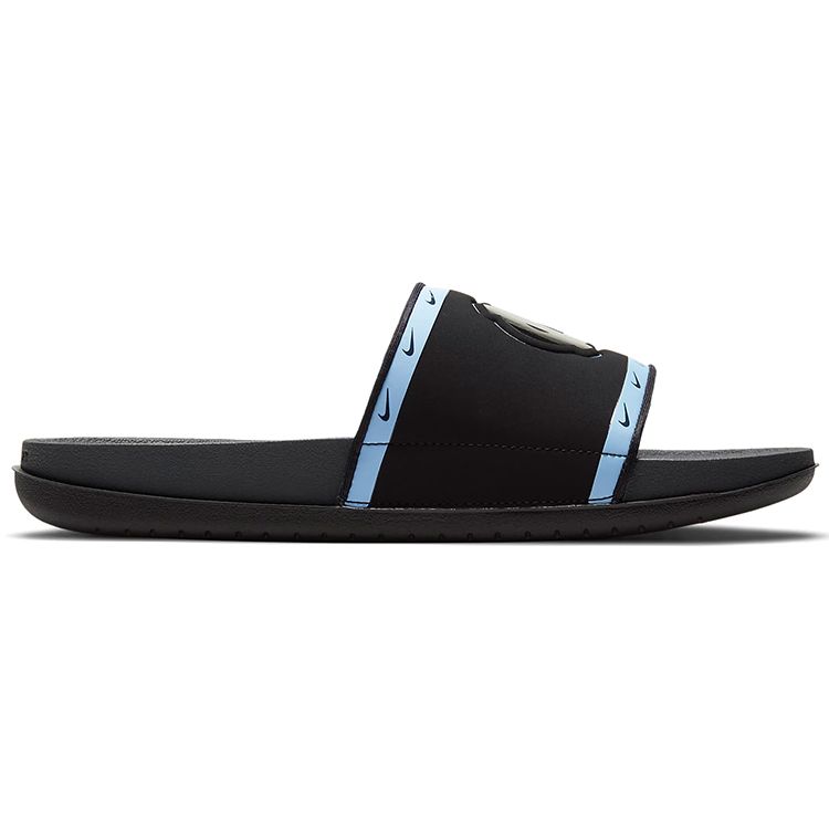Nike OffCourt Slide UNC Men Sneakers Black Valor-Blue College-Navy DD0552-001