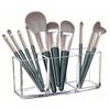 3 Grid Design Clear Makeup Brush Holder PS Acrylic Cosmetic Tools Organizer  Vanity