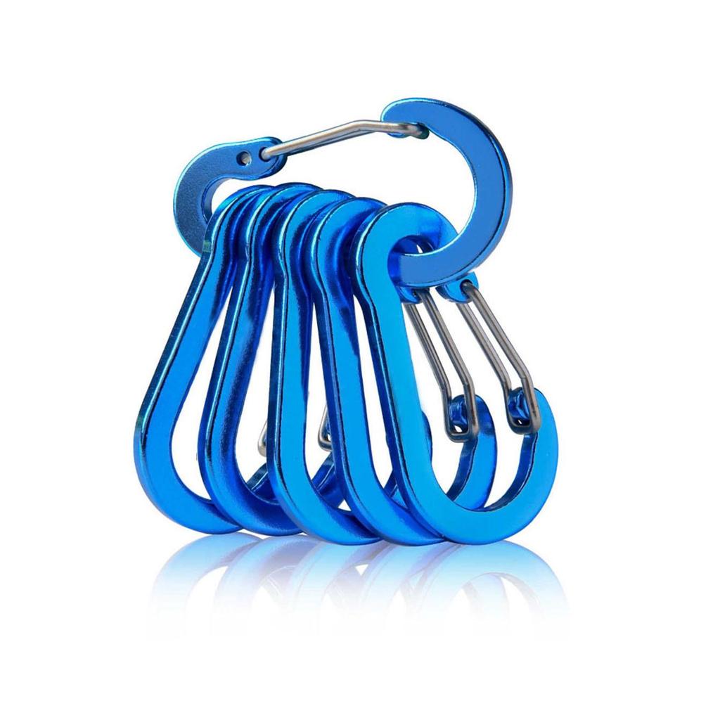 Gourd-Shaped Aluminum Alloy Carabiner Snap Hook for Outdoor Camping
