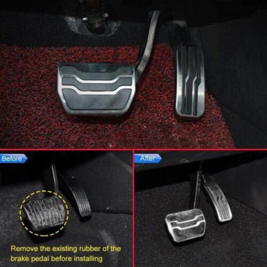 For 2013- Ford Fusion Mondeo Lincoln MKZ Car Foot Brake Gas Pedal Pad Cover