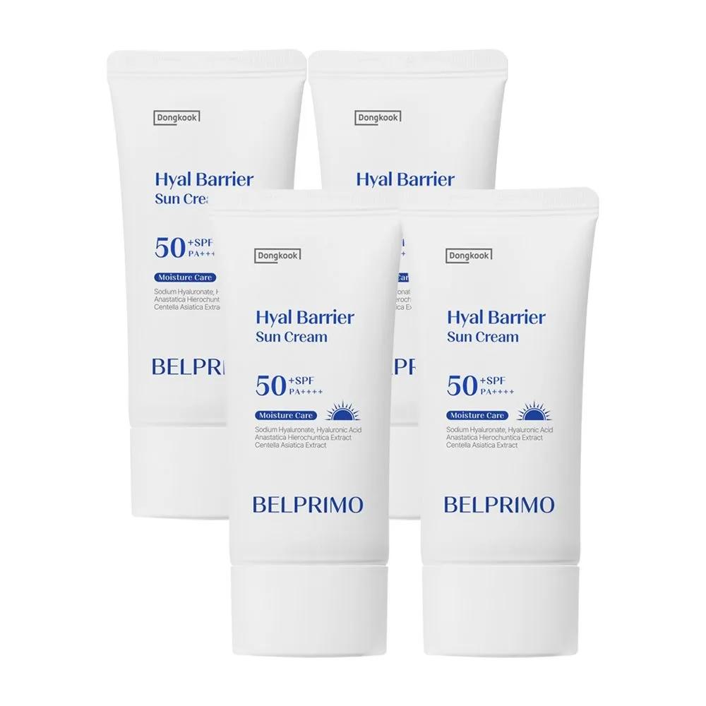 BELPRIMO Hyal Barrier Sun Cream 50ml (SPF50+), 4 pieces