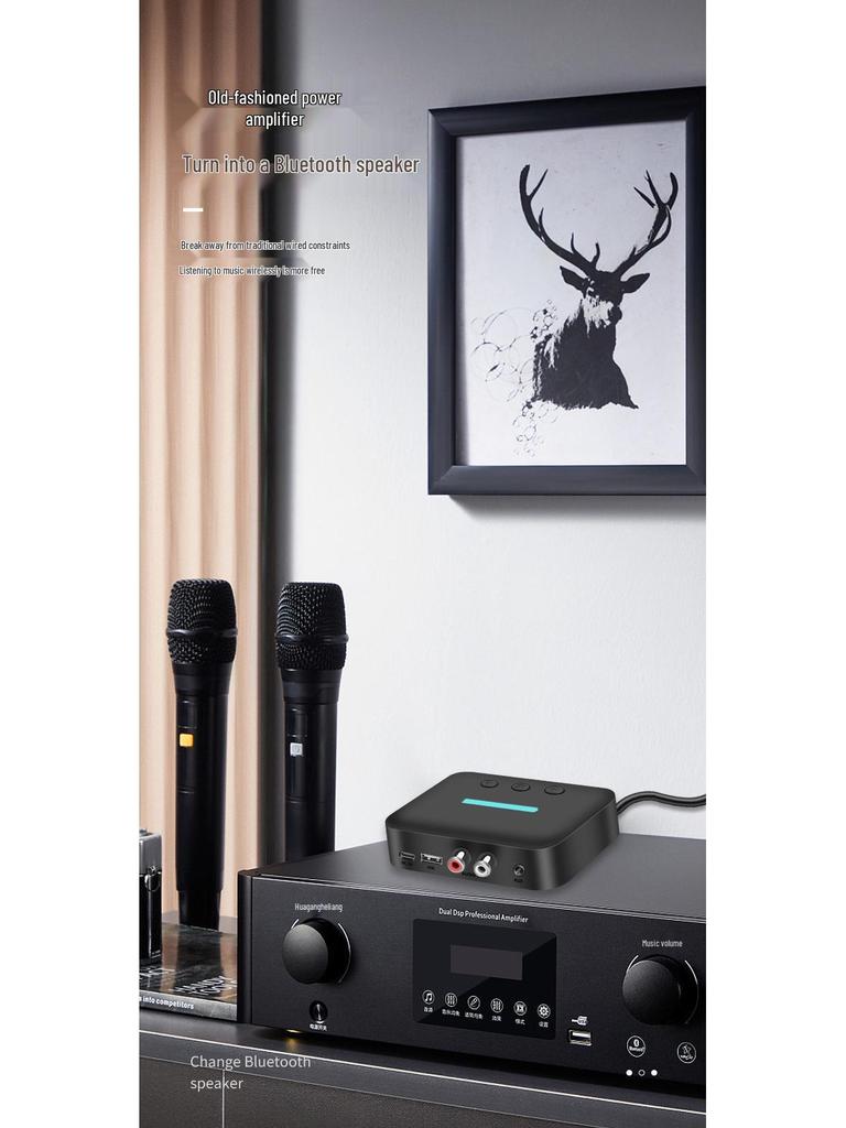 Bluetooth 5.3 Audio Receiver & USB Music Player Adapter