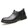 Autumn Early Winter Oxfords Mens Casual Shoes British Style Flat Fashion Brand Male Footwear Non-slip Black Brown D218