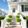 4PCS Outdoor Fake Plants - Small Fake Plants for Outside Fake Plant Artificial Greenery Outdoor Decor for Patio Wall Apartment Home Front Porch Decor