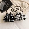 Lucky Bag Bag Women's Retro Small Fragrance Style Chain Bucket Bag Crossbody Small Bag