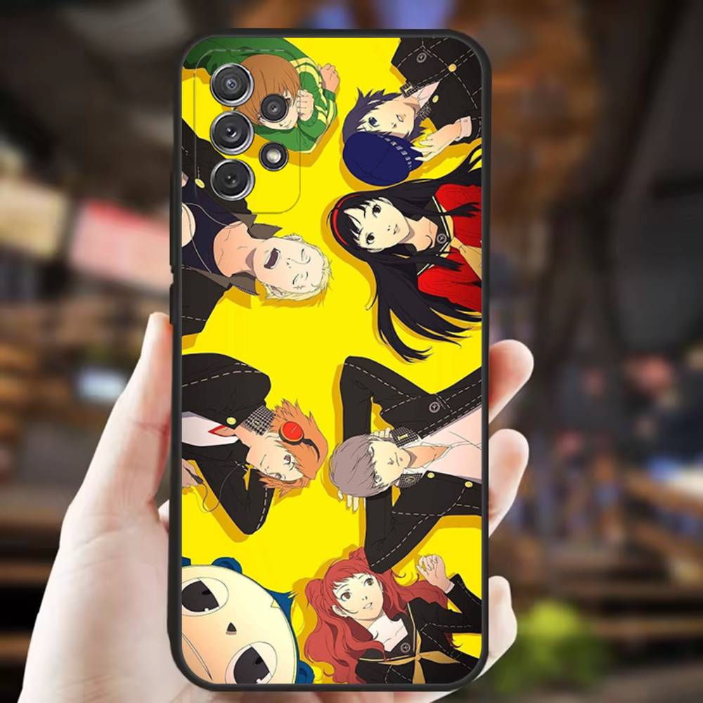 Game P-Persona 5 Cool Phone Case For Samsung S25,S24,S21,S22,S23,S30,Ultra,S20,Plus,Fe,Lite,Note,10,9,5G Black Cover Samsung S25