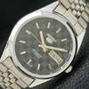 REFURBISHED AUTOMATIC SEIKO 5 MENS WATCH JAPAN MADE BLACK DIAL CUSTOM A440101-2 QV90-a440101