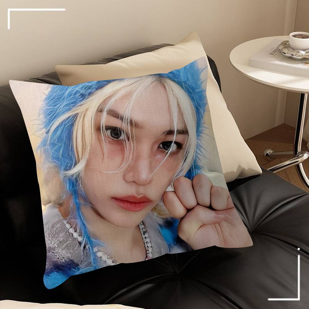 Regali Cuscini Arredamento Ufficio Casa Camera da Letto Divano Cuscino Auto Copricuscino 45x45cm Idol Cool F-Felixse cantante