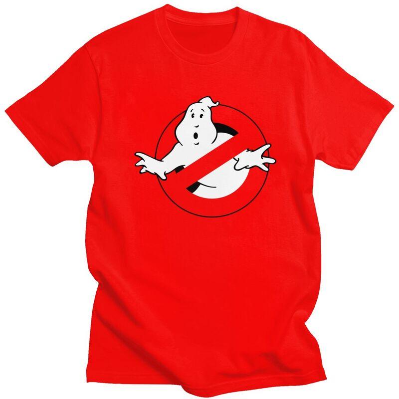 Custom Ghostbusters T Shirts Unisex Short-Sleeve Supernatural Ghost Movie T-shirts Casual Tee Tops 100% Cotton Slim Fit Tshirts
