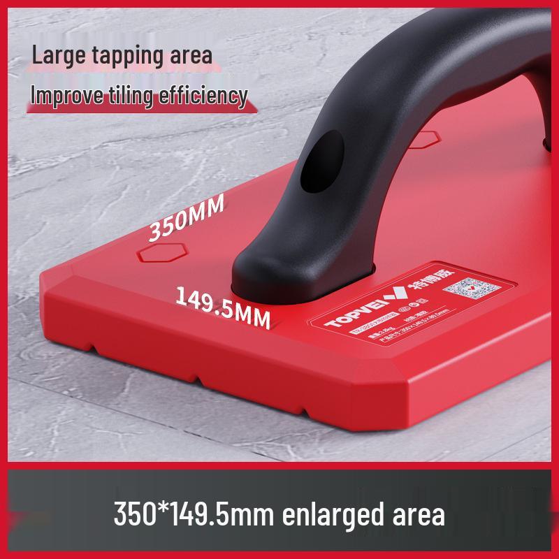 3.8 KG Large Slab Tile Patting Tool - Special Rubber Brick Tiling Device for Floor Tiles